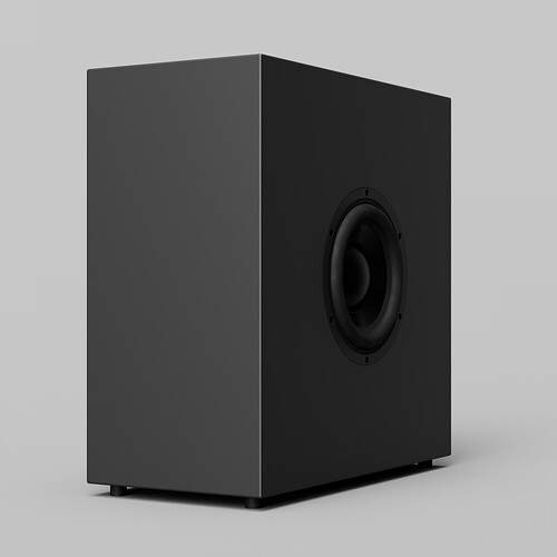 SUB82 Wall Rear Side BK