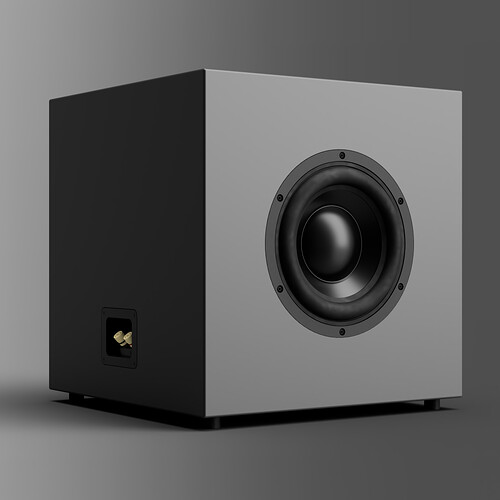 SUB82 Cube SIde Rear BK